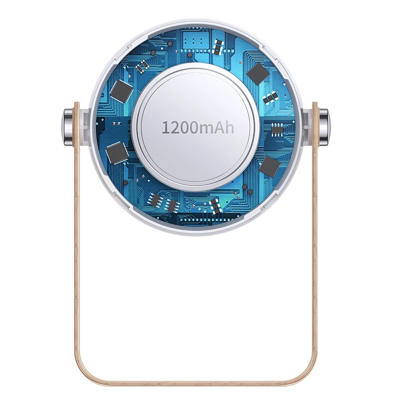 Rechargeable Portable Folding LED Light, Battery Powered Reading Light, USB Retractable LED Light, Dimmable Multifunction Light