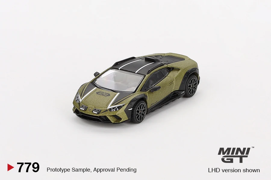 MINIGT 1:64 Lamborghini Huracán Sterrato Verde Gea Matt MGT0779-MJ Auto Legering Speelgoed Motorvoertuig Diecast Metaal Model voor Kinderen