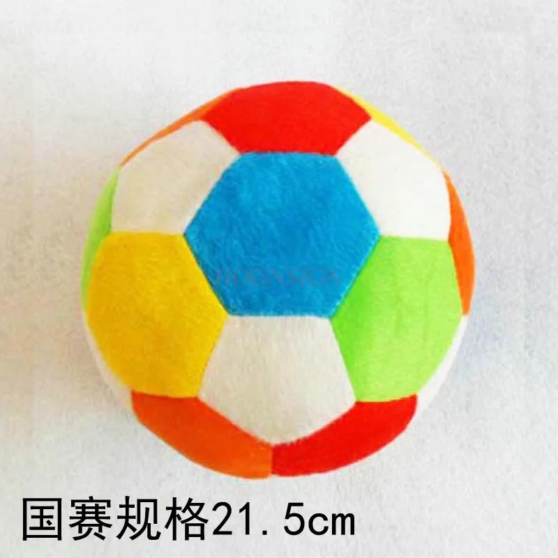 Juguetes de peluche rompecabezas para niños en edad preescolar, arte en tela, pelota de cuero colorida para bebé, fútbol, baloncesto, voleibol