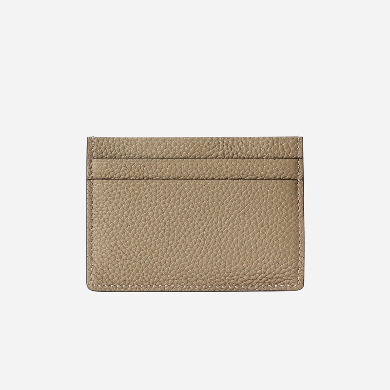 DIMY 2025 New Genuine Leather Compact Slim Minimalist First-Layer Cowhide ID Holder One-Piece ID Card Case High-End