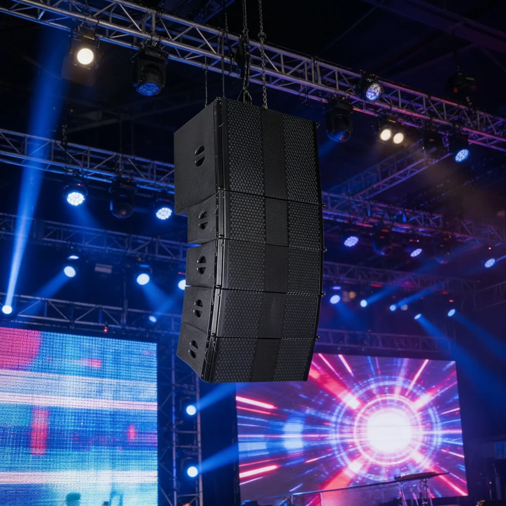 Muenled Full Set 10inch 18inch Bass Subwoofer Outdoor Concert Hanging Stage Church Professional Active Passive Line Speaker