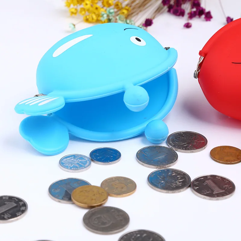 Cute Fish Silicone Change Wallet