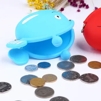 個可愛小魚矽膠零錢包 - 便攜式軟矽膠材質硬幣收納包 10 最佳銷售 矽膠錢包 - №3