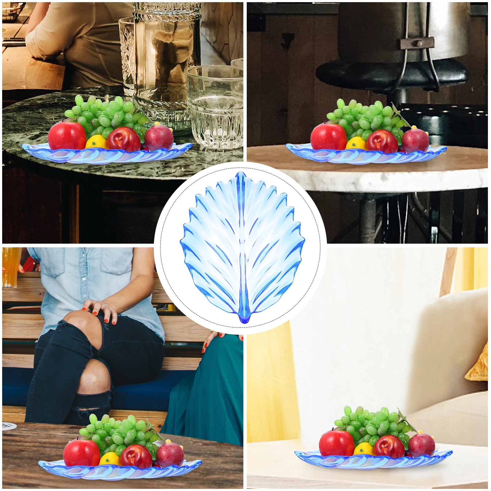 

acrylic fruit tray fruit holder snack organizer fruits plate snacks tray