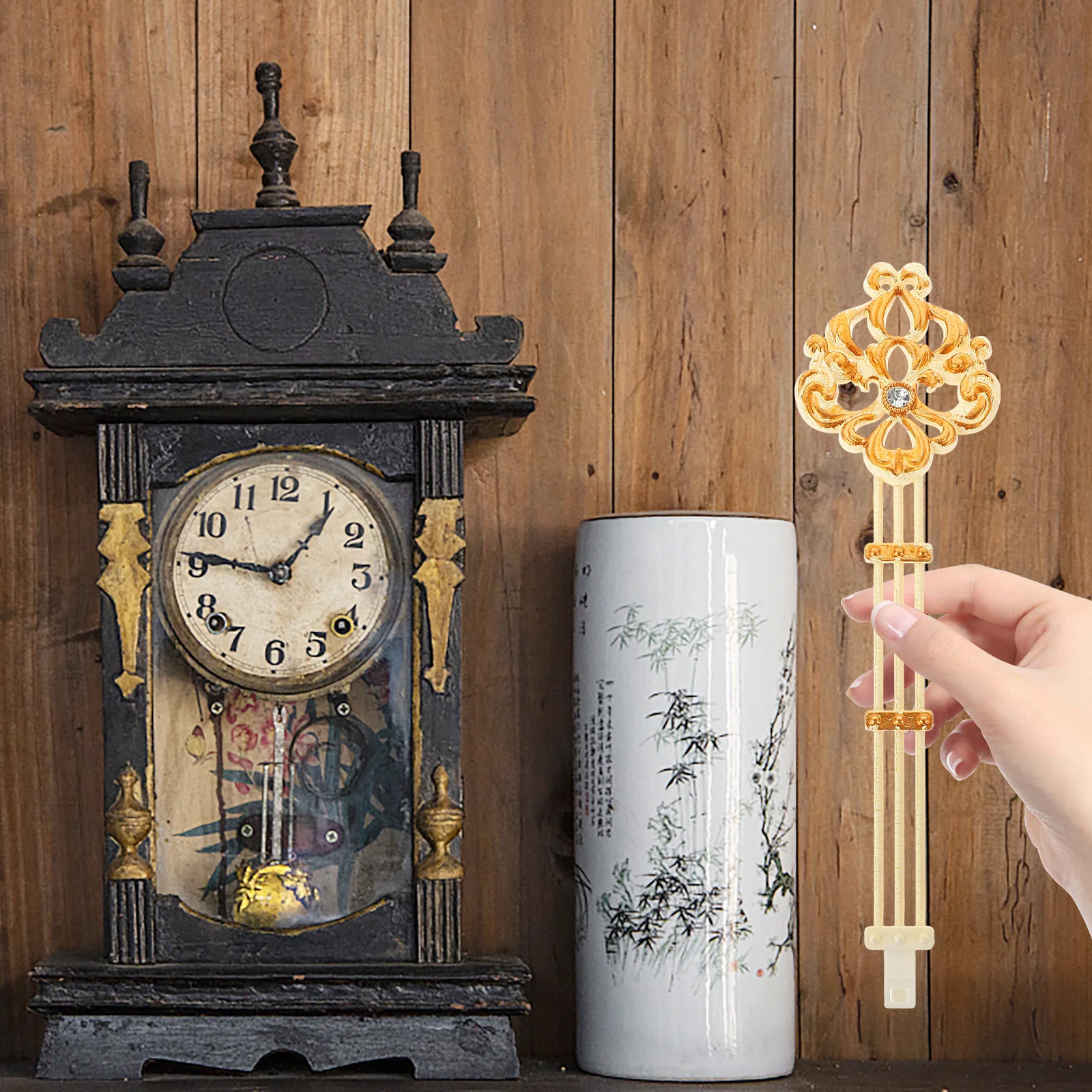 

Clock Pendulum Replacement Metal Wall Clock Part - Stylish Pendulum for DIY Wall Clocks and Home Decor Projects