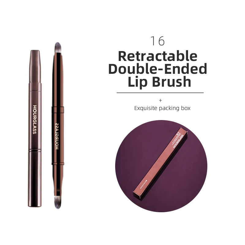 Sanduhr Make-up Pinsel Puder Foundation Concealer Rouge Bronzer Lidschatten Augenbrauen Eyeliner Bildhauer Pinsel