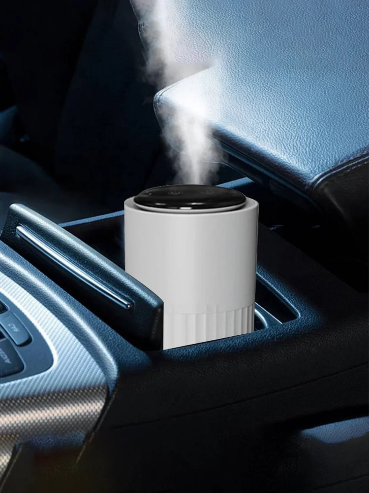 Diffuseur d'arômes pour voiture électrique silencieux, 7 lumières changeantes, huile essentielle, parfum aromatique, diffuseur d'air pour la maison et la voiture