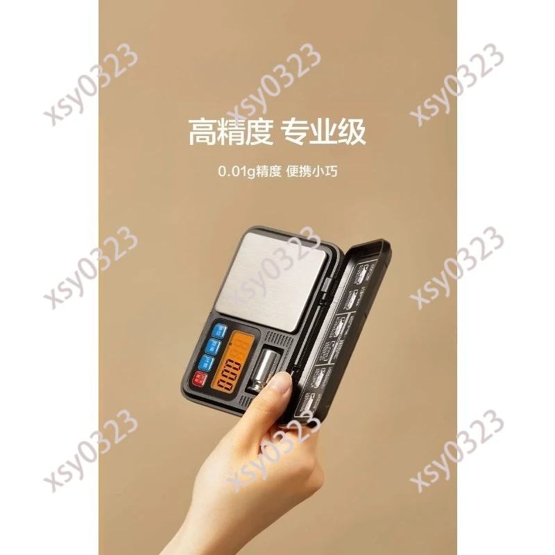 Mini Digital Jewelry Scale High Precision 0.01g Portable Gold Weighing Pocket Scale