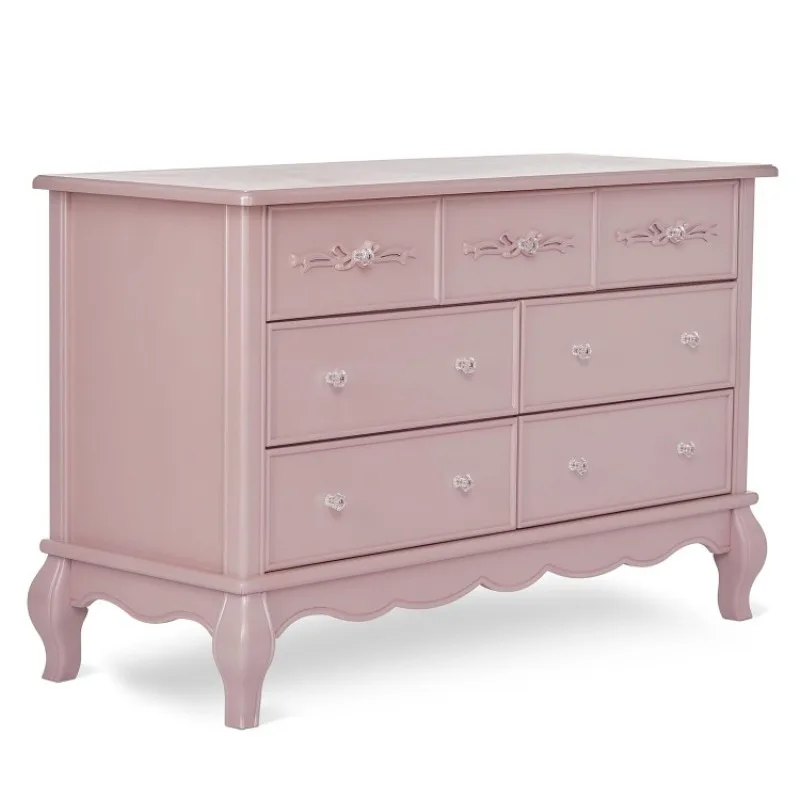 

Aurora Dresser, 54x20.3x34 Inch (Pack of 1), Dusty Rose