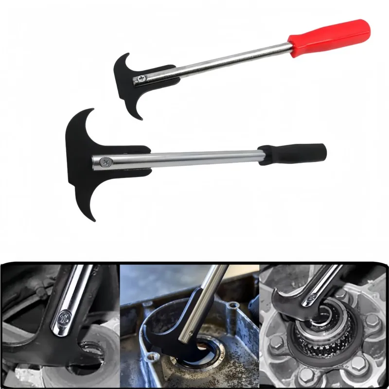 

Эффективный съемник сальника с двойной головкой, профессиональный инструмент для удаления сальника, автомобильная отвертка, гаечный ключ, ручной инструмент для обслуживания и ремонта