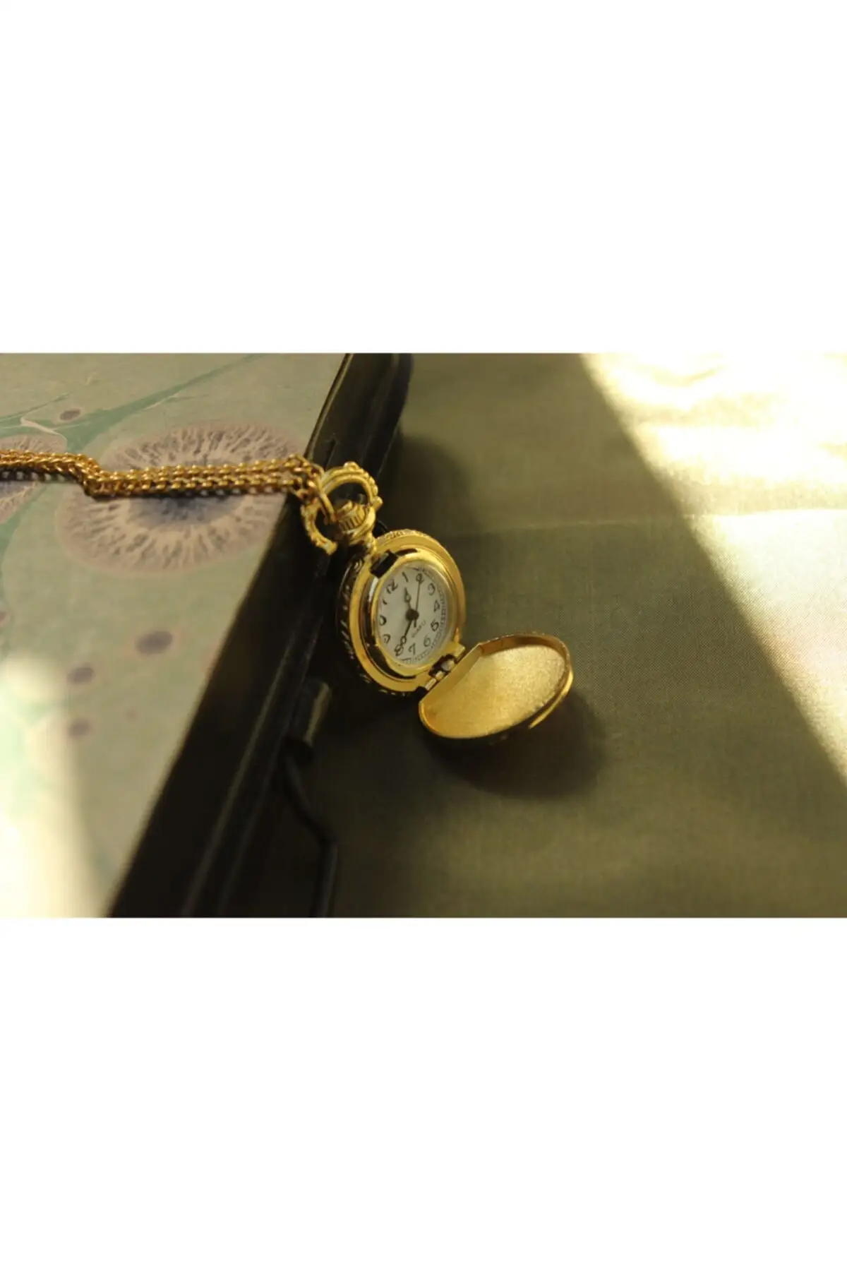 Uras Posy Figure Brass + steel Pocket Watch Vintage Watch Men Women