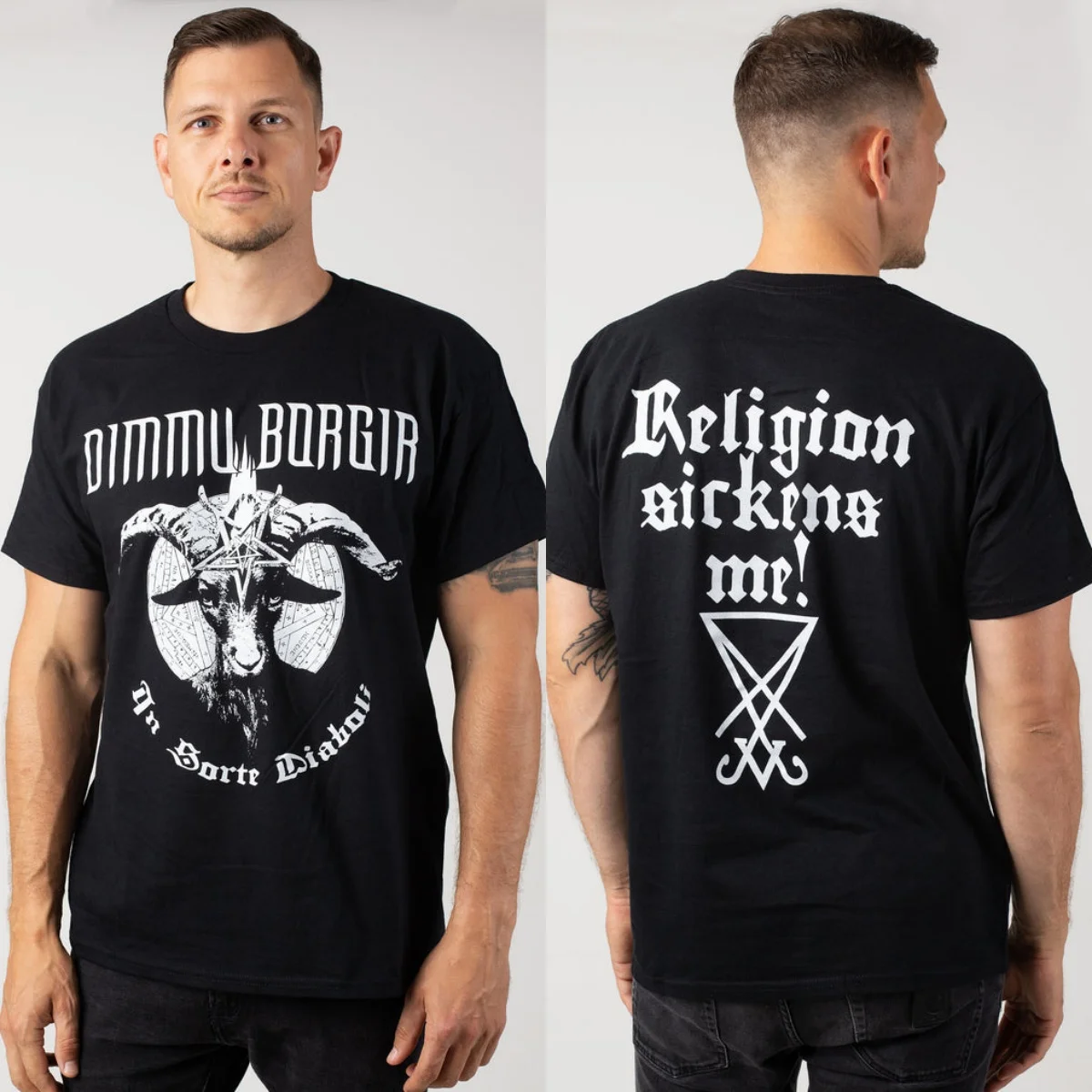 Rare Dimmu Borgir Graphic Cotton T-shirt Unisex Summer Short Sleeve Fashion Brand Tee Luxury Casual Vintage Retro Tees