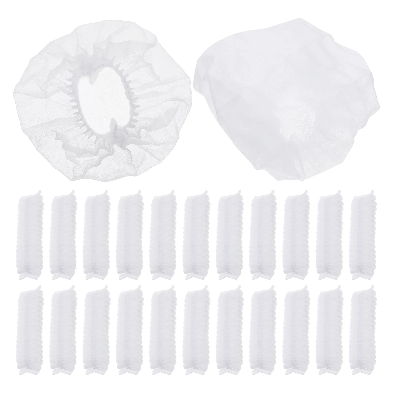 

100PCS Disposable Nonwovens Headset Cover Stretchable Headphone Replacement for Internet Bar (White)
