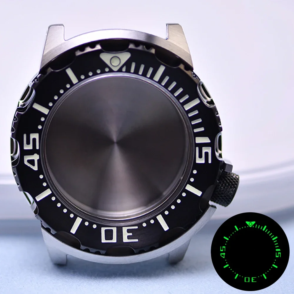 HEIMDALLRWatch-Gehäuse, 42 mm, Edelstahl, Monster-Taucheruhrengehäuse, Saphirglas, 200 m wasserdicht, geeignet für NH35/36-Uhrwerk