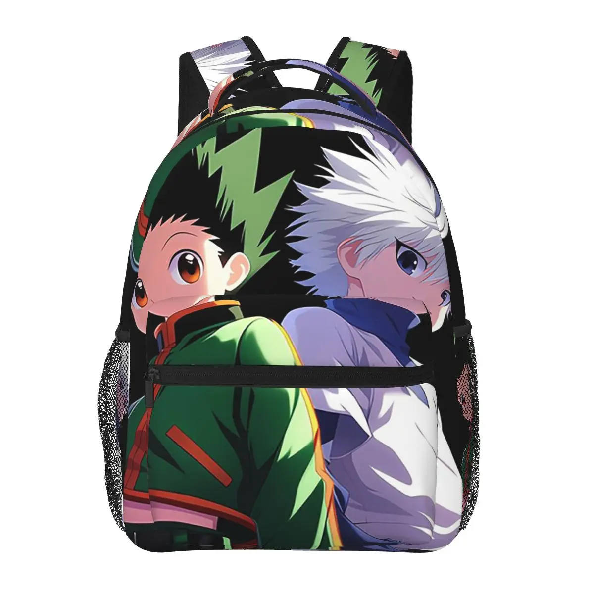 Hunter X Hunter Anime Student Backpack School Bag Hiking Travel Daypack for Men Women Fashion Bookbag Shoulder Bags