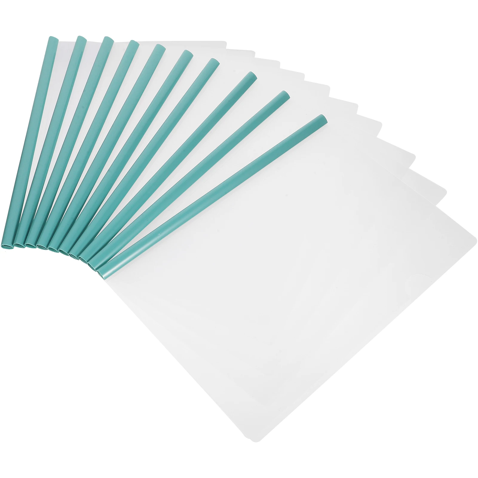 

10pcs A4 Transparent Drawbar Book Cover Clear Folders Sliding Lever Binder File Report Covers Presentation Folder Document