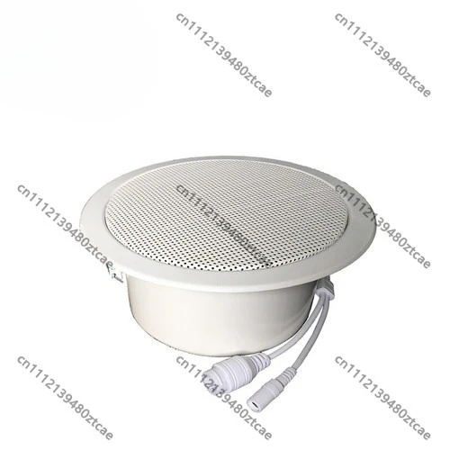 IP Network Ceiling Speaker Auto Trigger Playback Hotel Mall Bank Emergency Broadcast System