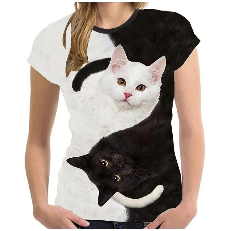 

Womens Print Casual Shirts Summer O Neck Short Sleeve Shirts Fashion T Shirt Tee Plus Size Tops Cute Girls Streetwear