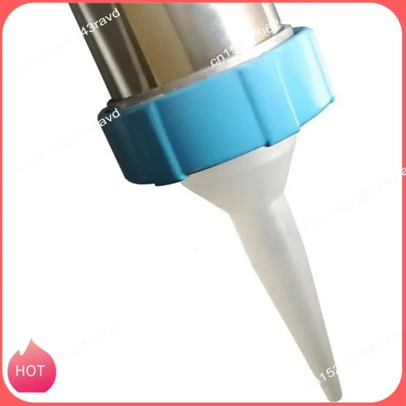 

HOT-24PCS Caulking Nozzle For Sausage Caulking Gun, Reusable Caulk Nozzle Applicator, Durable Epoxy Piston Caulk Caps Easy To Us