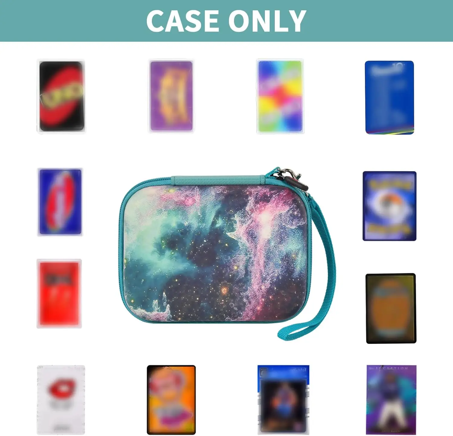 Cards Holder Case Compatible with PM TCG Cards/for SKYJO/for Five Crowns/for UNO/for Phase 10 Playing Cards,  Up to 400 Cards