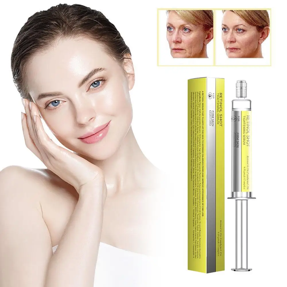 Retinolo Shot Crema per gli occhi Siero per occhi antietà per occhiaie Rughe Essenza idratante Trattamento rassodante Siero delicato alla vitamina C