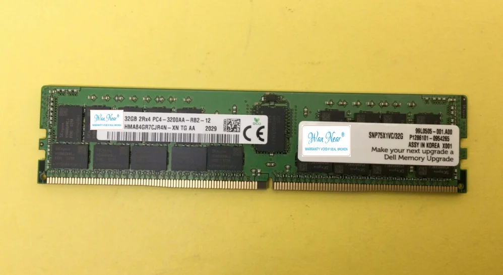 

Для SNP75X1VC / 32G 32GB 2Rx4 DDR4 3200 ECC REG AA799087