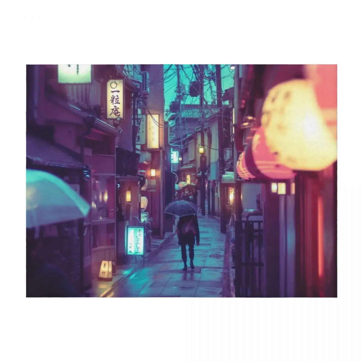 

Kyoto Ponto Cho photography Throw Blanket Large Blankets For Sofas Furry Luxury Throw Blankets