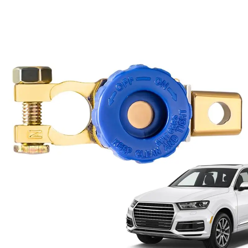 Car Battery Terminal Connectors Terminal Clip Car Battery Disconnect Post High Conductivity Manual Automobile Truck Ends