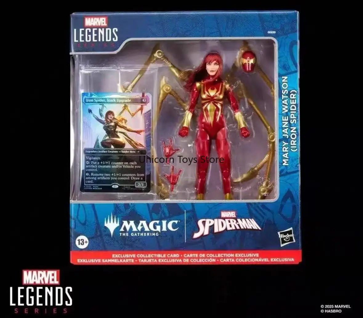

In Stock Hasbro Magic Co-branded Iron Spider-Man Mary Jane 6-inch Action Figure Hong Kong Version