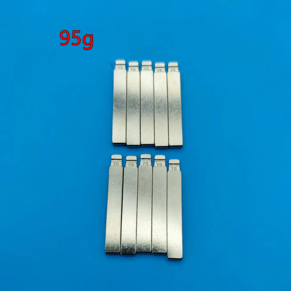 10pcs #75 KD VVDI Blade For Kia New Sorento Geely Panda Remote Key Blade For KD VVDI Xhorse Flip Remote Blade Locksmith Tool