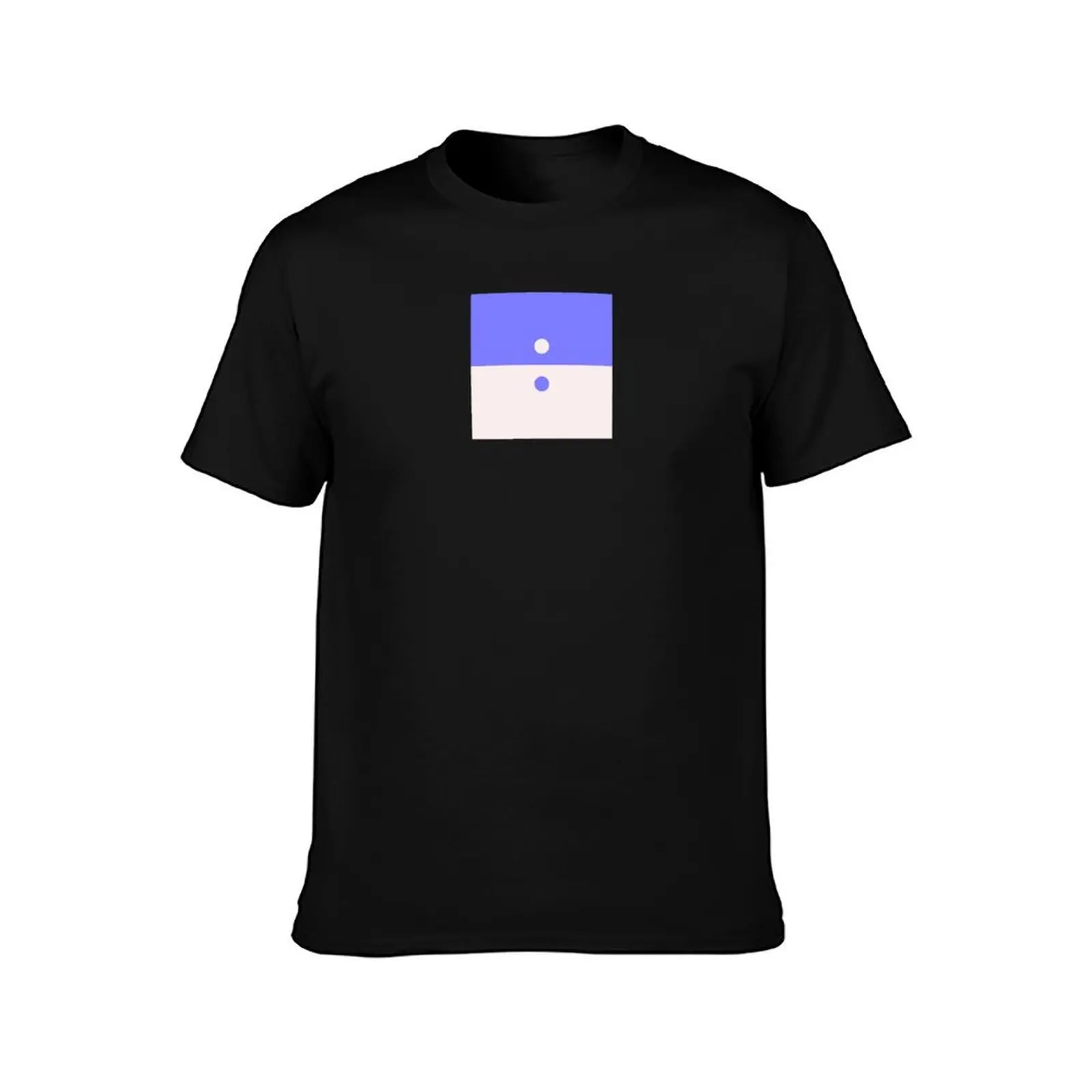 Tropical Indigo and Lavender Blush 2 T-Shirt Big and Tall Basic Tee Shirt T-Shirt
