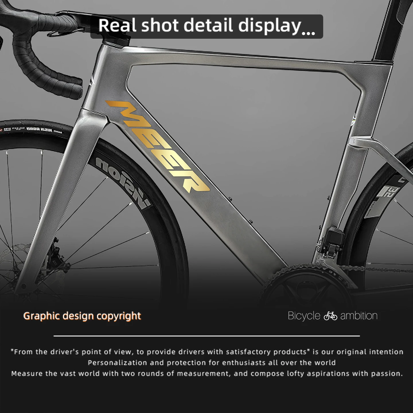 メリダ リアクト 5000 8000 色変更ロゴステッカーラップバイクパーソナライズパーツ