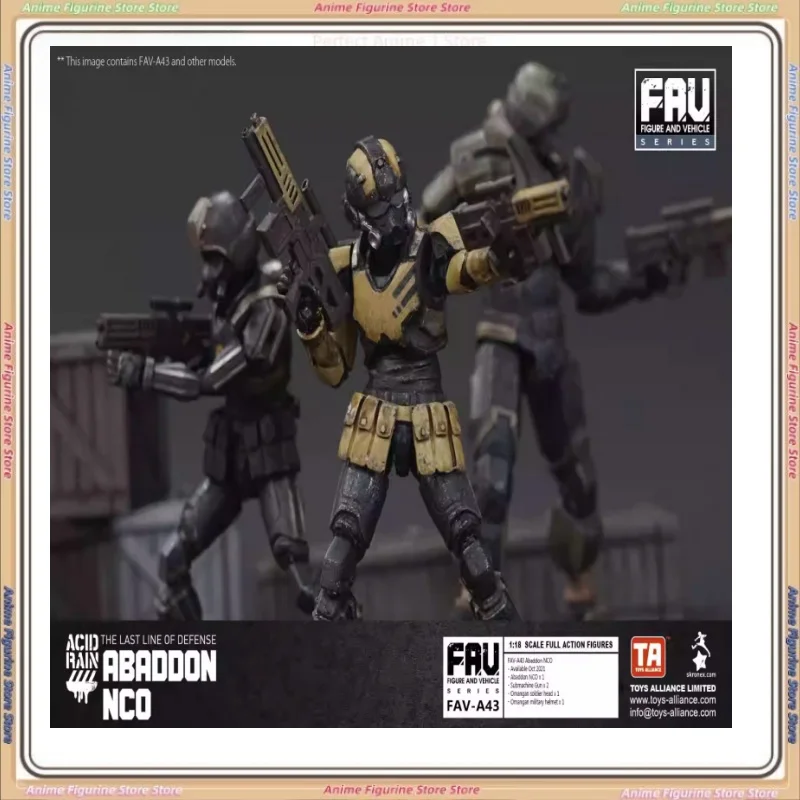 

В наличии Acid Rain War FAV-A43 Abaddon NCO подвижная модель солдата фигурка коллекция игрушек подарок