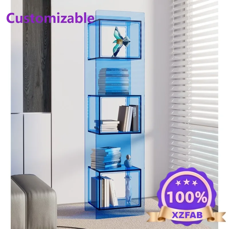 Factory Direct 2026 Transparent bookcase Household multi-layer acrylic bookshelf