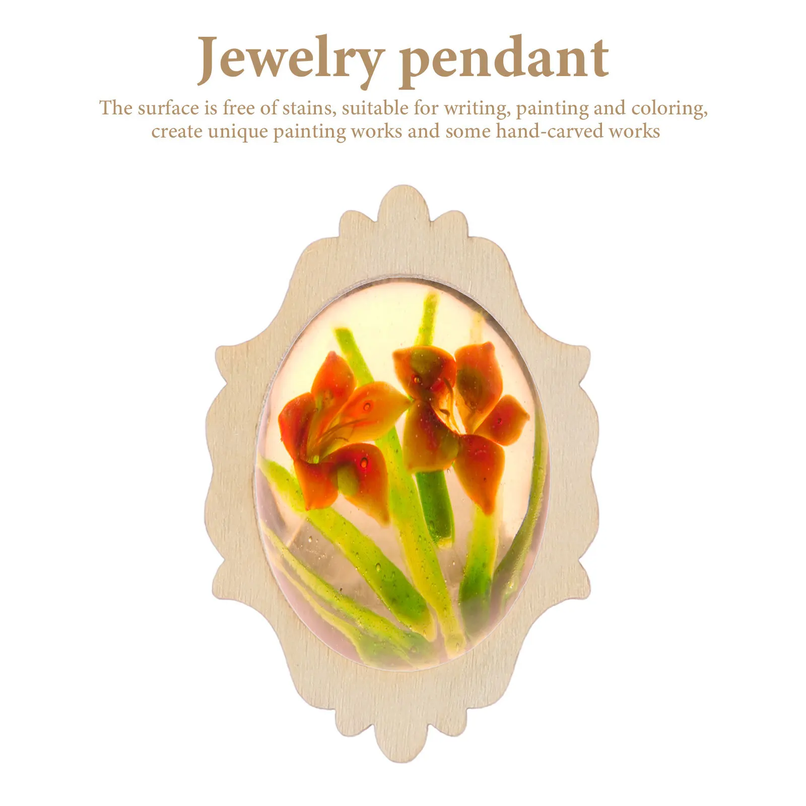 

60pcs Wooden Cutouts Unfinished Diy Craft Ornaments Smooth Edges For Home Decor Thanksgiving Hanging Crafts Photo Frame Pendants