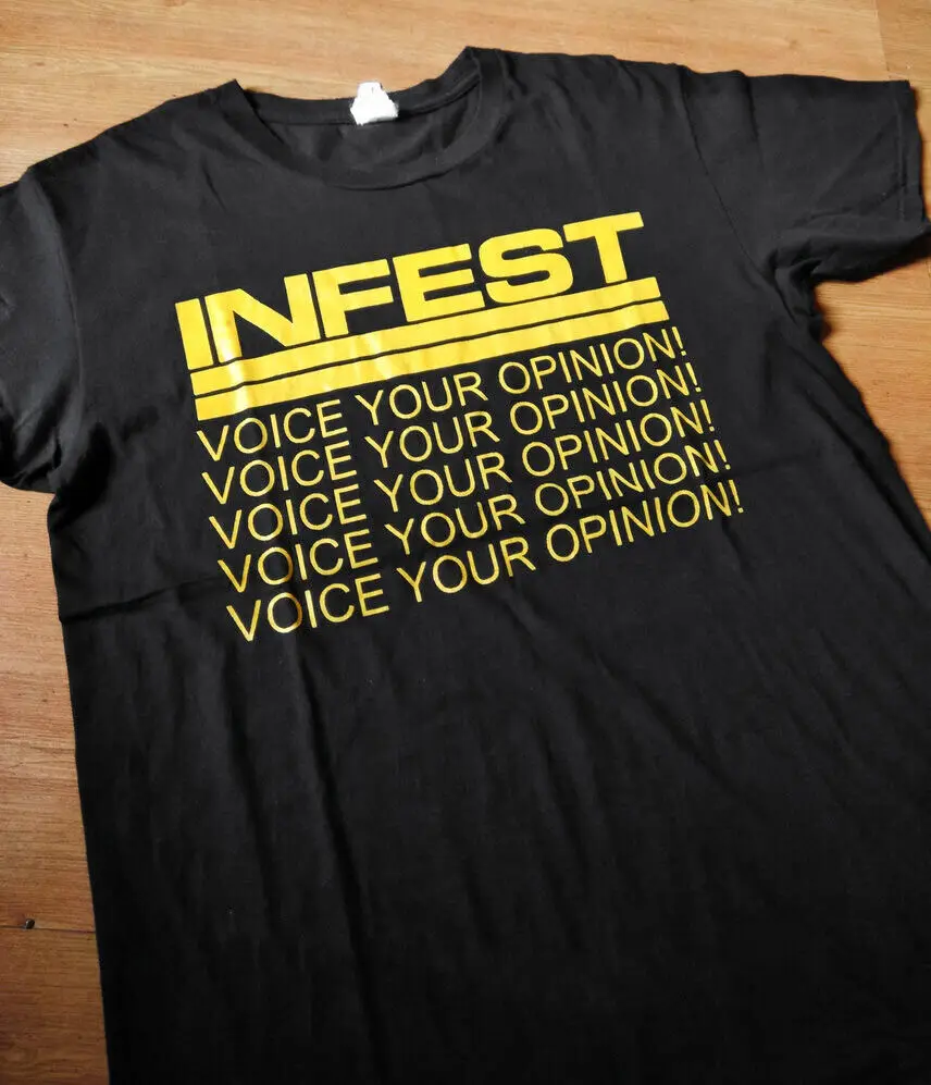 INFEST - Voice Your Opinion Short Sleeve Black Size S to 234XL FA456