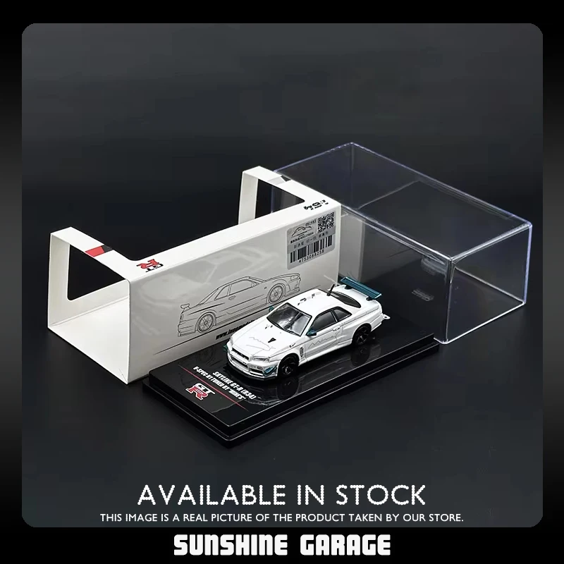 

INNO в наличии 1:64 Skyline Gtr R34 V Spec N1 Tuned Mine литая под давлением диорама модель автомобиля коллекция миниатюрные игрушки