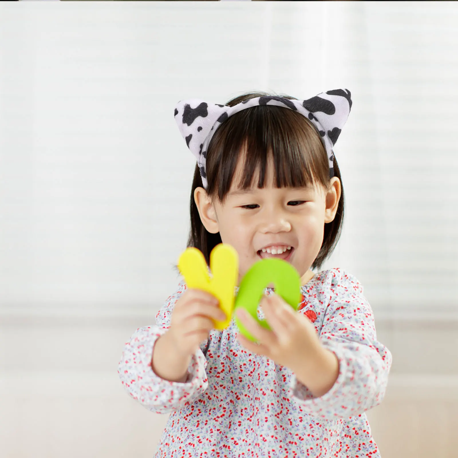 

2 Sets Party Cow Headdress Hairband Tails Animals Costume Accessory Ears Headband