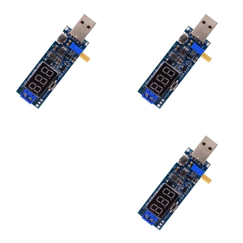 ~【On Sale】3X DC-DC 5V To 3.5V / 12V USB Step UP / Down Power Supply Module Adjustable Boost Buck Converter Out DC 1.2V-24V
