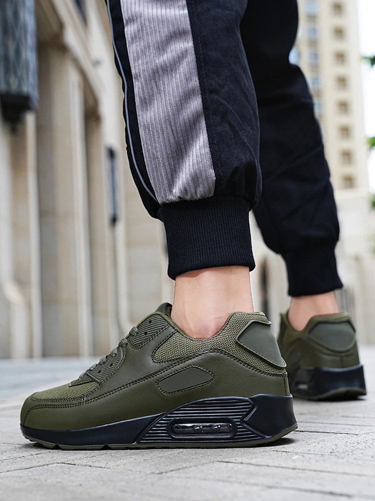 Hoge stretch sportschoenen voor heren Loopschoenen Antislip Casual luchtgestoffeerde schoenen Veelzijdige comfortabele casual sportschoenen - afbeelding 2