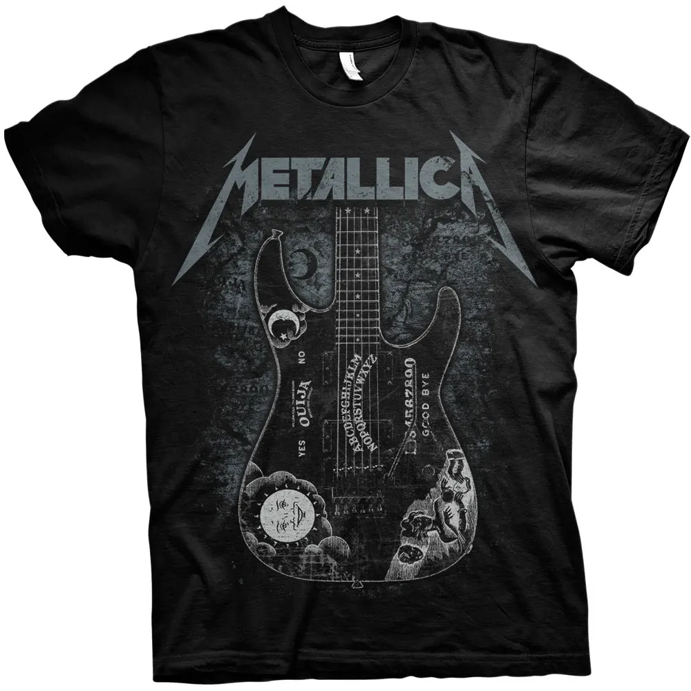 Pop 2026 Metallica Grafik Baumwoll-T-Shirt Unisex Sommer Kurzarm Mode Marken-Tee Luxus Casual Vintage T-Shirts – Detail 3