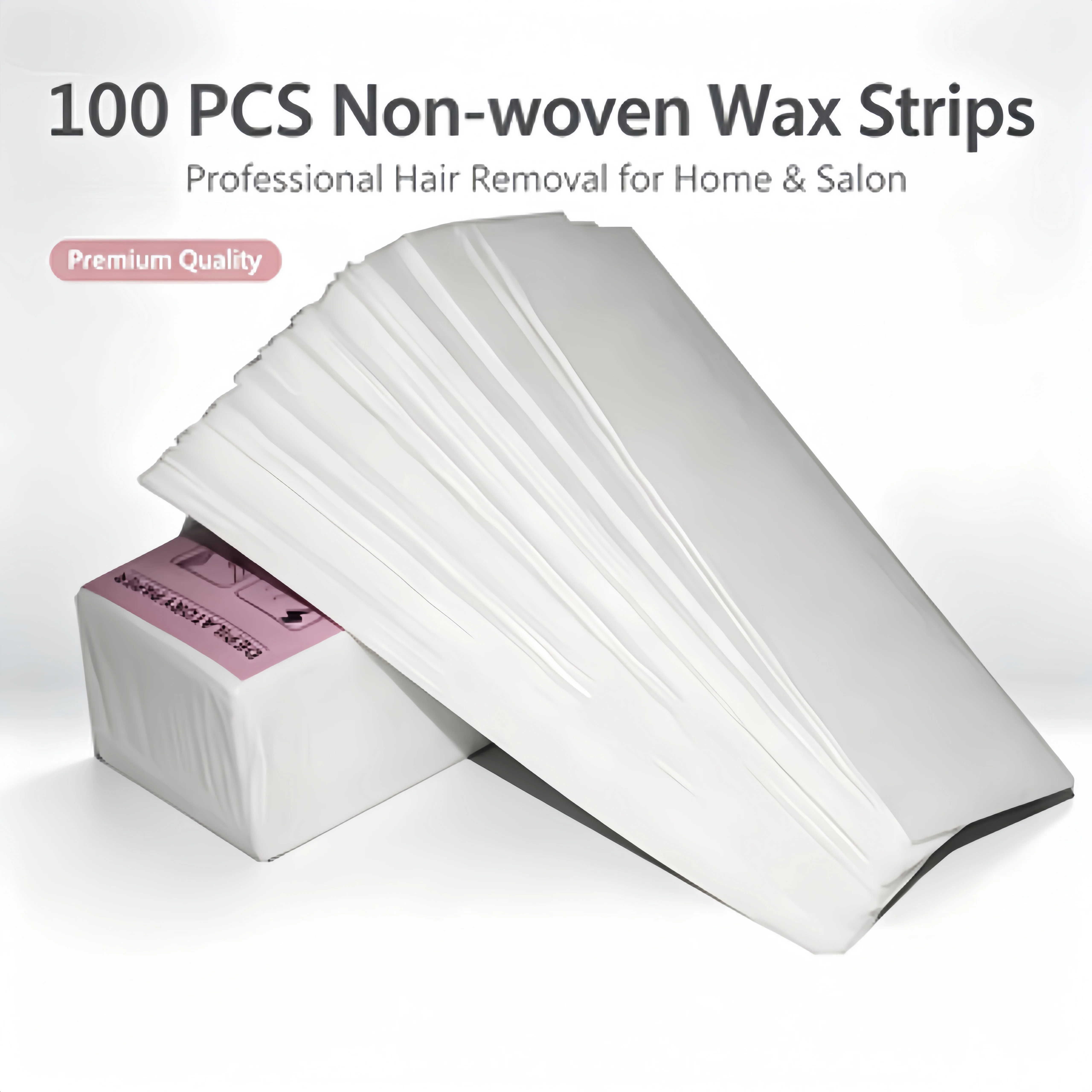 100pcs Removal Nonwoven Body Cloth Hair Remove Wax Paper Rolls High Quality Hair Removal Epilator Wax Strip Paper Rol