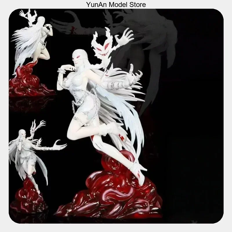 

24cm LadyDevimon Original Color/White Anime Figure Model Statue Collectible Desktop Ornament Fan Gifts