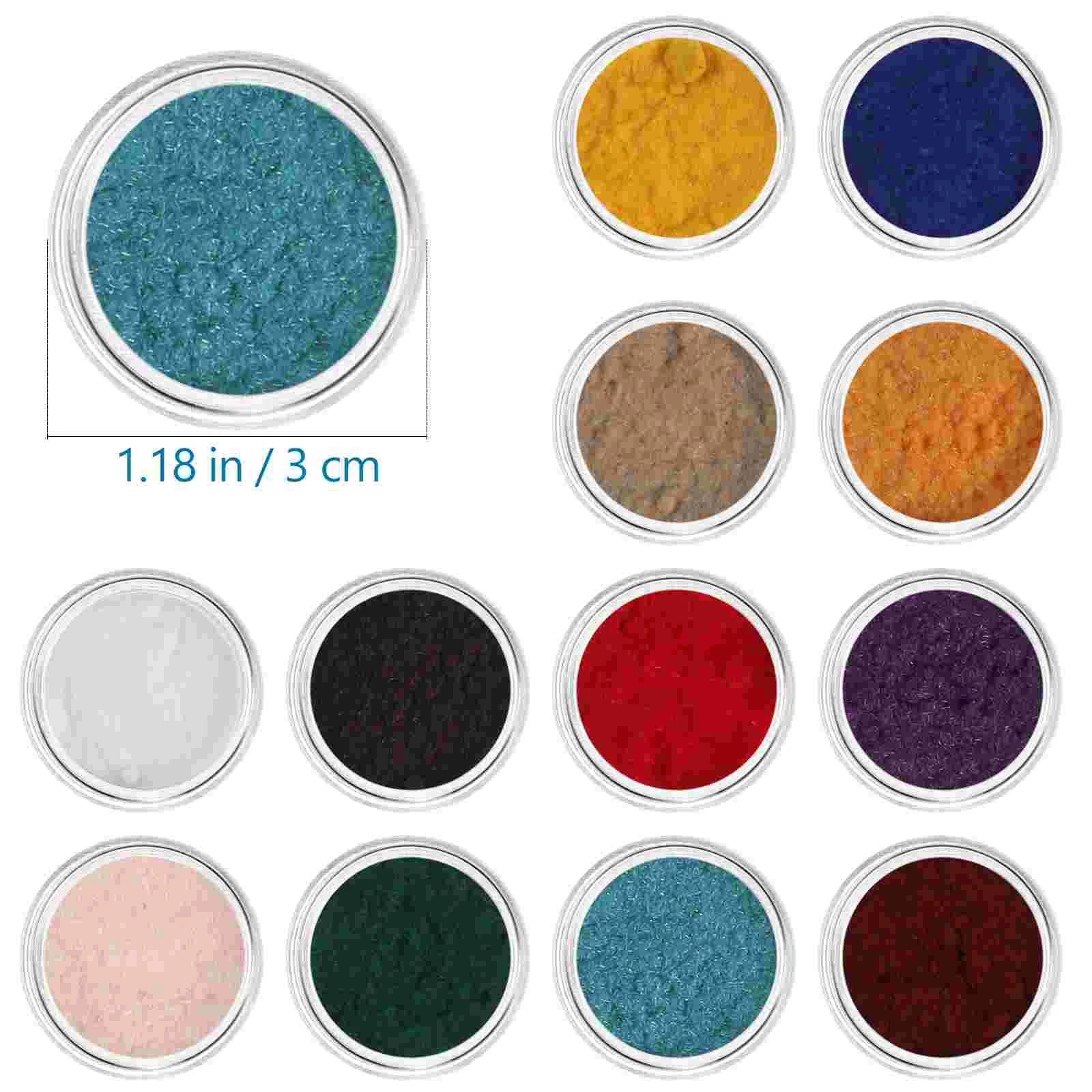 2 Sets Nail Accessories Stamping Polish Jewelry Charms Plush Pigment Supply