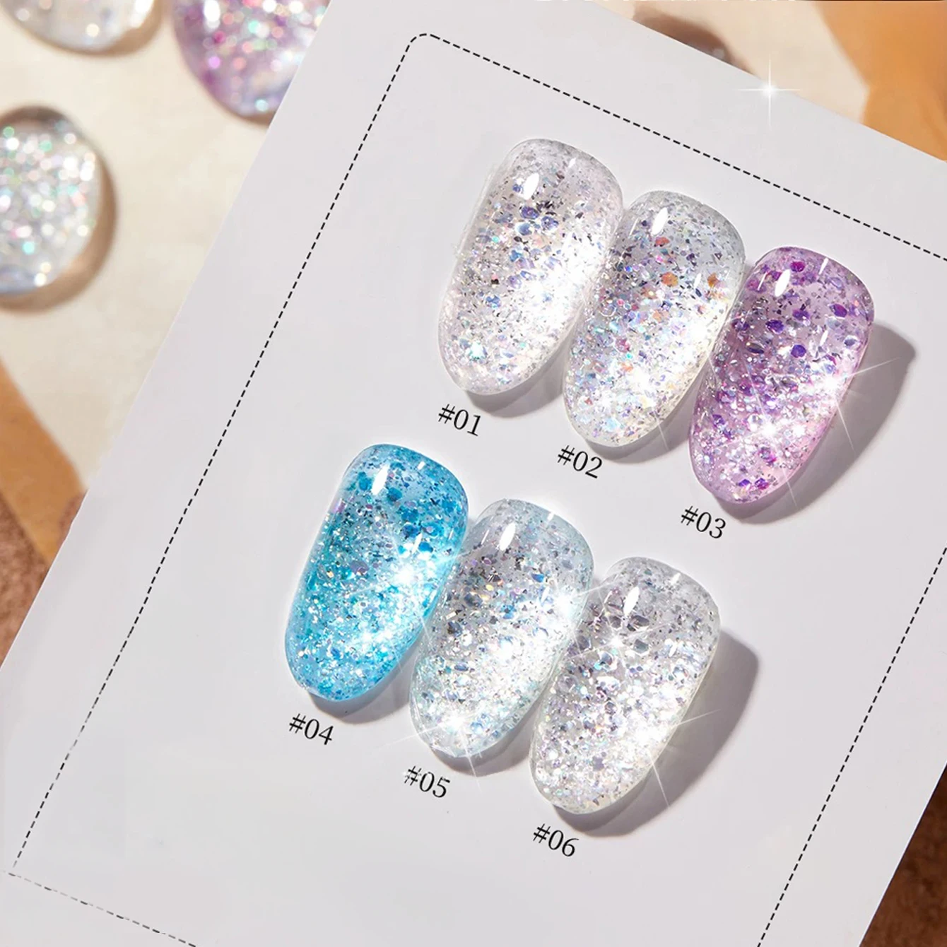 MlANEL 12 ml Nude Gel Nagellack Halloween 2025 neue Frühling/Sommer eisige transparente trendige Milchtee Glitzer Nagelstudio Nagelkunst