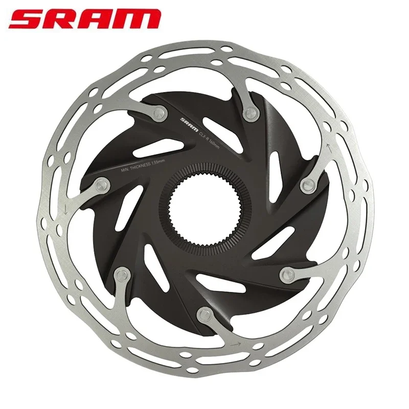 SRAM-Rotor de freno de disco CLX-R para bicicleta de montaña, dispositivo de bloqueo central de 160mm y 140mm para Shimano Sram