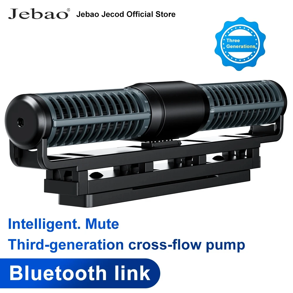 

Jebao Jecod 2024 Bluetooth Cross-flow Pump New DCW Series Aquarium Fish Tank Circulating Flow Pump App Control DC Water Pump