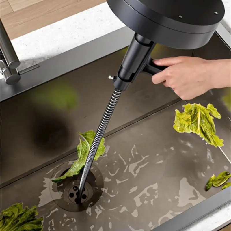 Drain Cleaner Rod With Handle For Residential Plumbing Emergencies Heavy Duty Y5GB