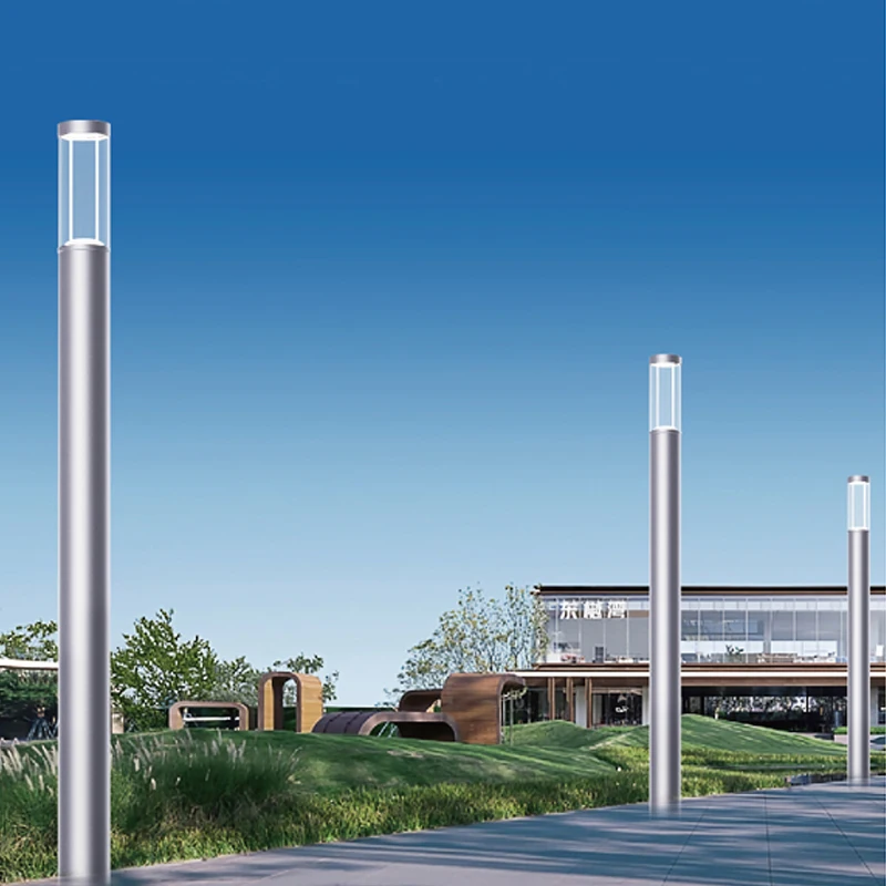 Aluminum Light Emitting Diode Garden Light Pole IP65 Landscape Power Waterproof Street Light