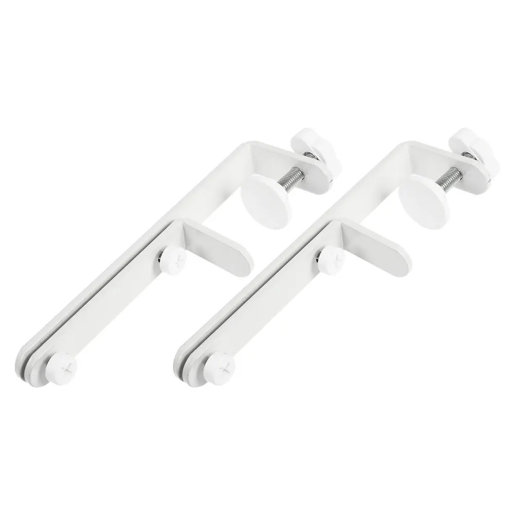 2pcs Panel Stand Desk Support Bracket Iron Mount Connector For Tabletop Display Storage Rack Pegboard Desk Bracket Connector